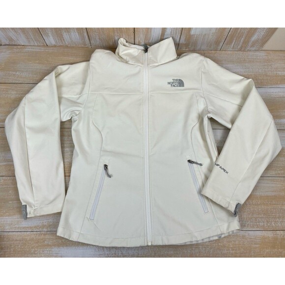 The North Face Apex Bionic Women’s Medium Creamy White Softshell Full Zip Jacket - Picture 14 of 14
